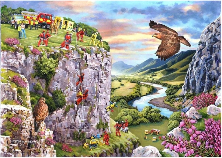 Puzzle Héroes cotidianos, 1000 piezas
