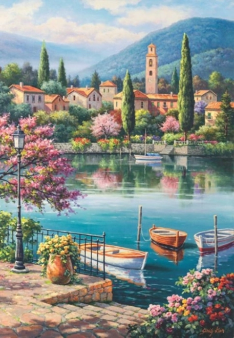 Puzzle Tarde junto al lago de 500 piezas