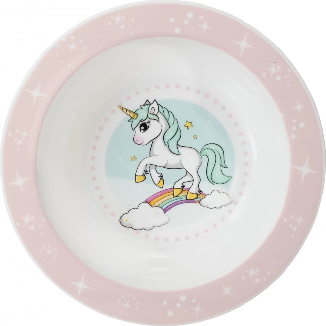 Cuenco infantil para comida Unicornio