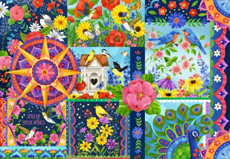 Puzzle Colores de la primavera 1000 piezas BLUEBIRD