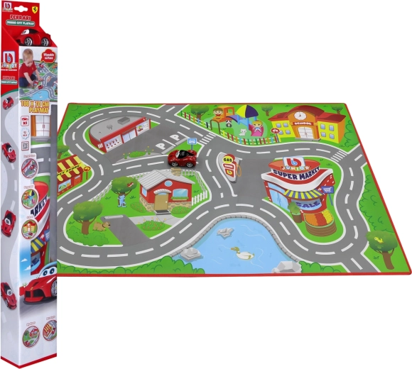 BB Junior alfombrilla de juego ciudad con cochecito LaFerrari