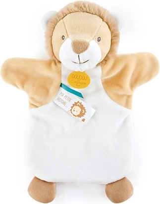 Títere de peluche leoncito 25 cm