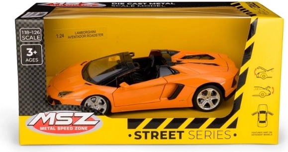 Modelo Lamborghini Aventador Roadster a escala 1:24
