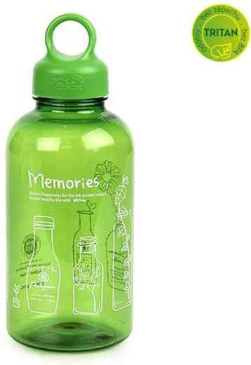 Botella de agua de Tritan Bisfree Loop 530 ml verde