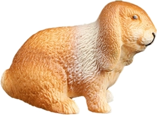 Figura de conejo marrón BALULU