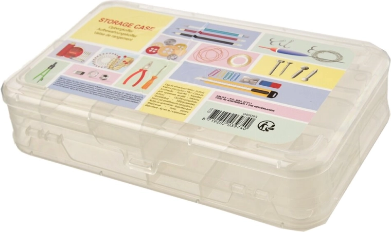 Caja para alimentos con compartimentos 21 × 13 × 5 cm