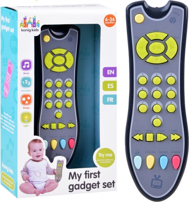 Mando de TV interactivo infantil – Amarillo