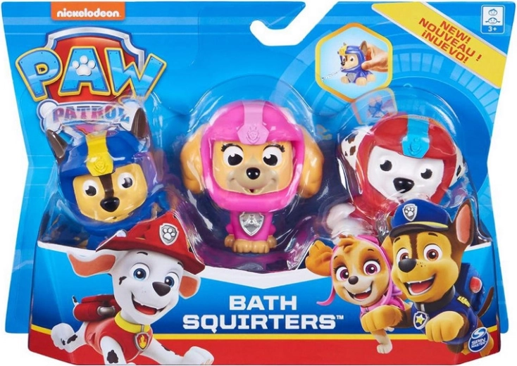 Paw Patrol – set de 3 juguetes de baño
