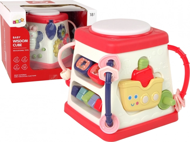 Cubo educativo interactivo para bebés con melodías y luces Mariposa