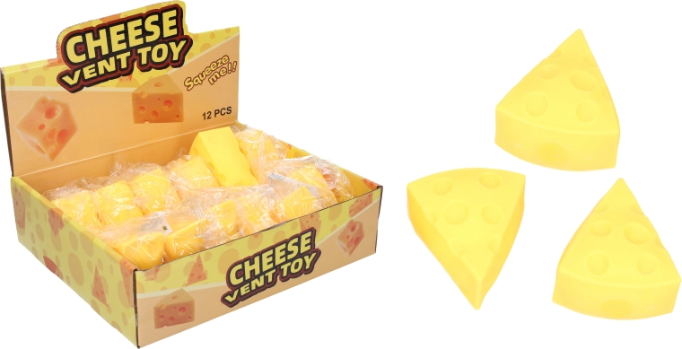 Queso antiestrés 8 × 7,5 cm - 1 pieza