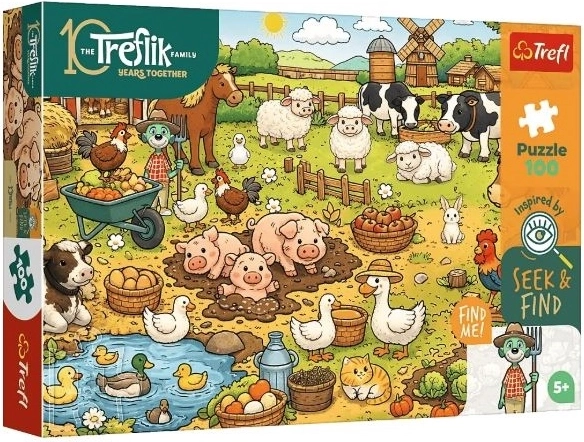 Puzzle Trefl Seek & Find Aldea 100 piezas