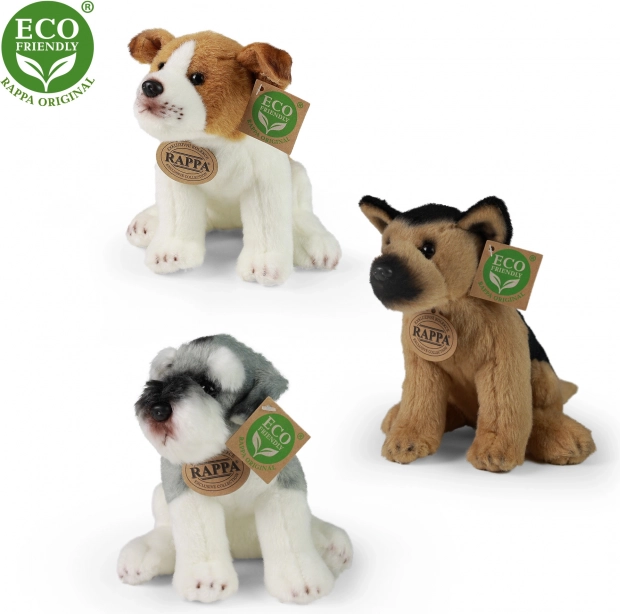 Perro de peluche sentado 20 cm ECO friendly RAPPA
