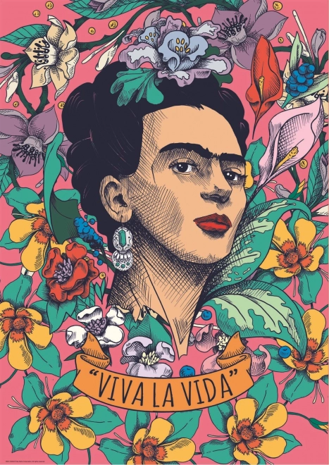 Educa puzzle Frida Kahlo: Viva la vida 500 piezas