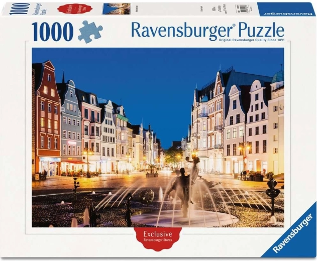 Puzzle Ravensburger Rostock de noche 1000 piezas