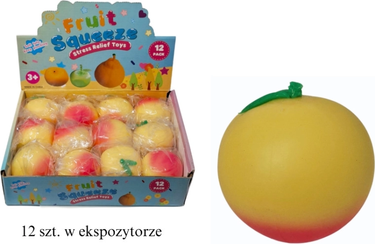Gniotek owoc – juguete antiestrés para apretar con motivo de fruta