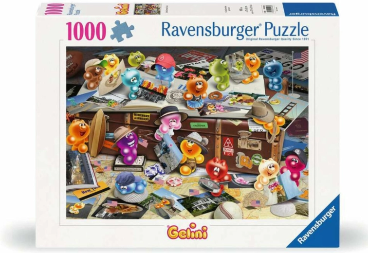Puzzle Ravensburger Gelini: Viajeros de 1000 piezas