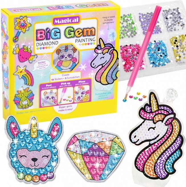 Set creativo de pintura con diamantes MAGICAL BIG GEM