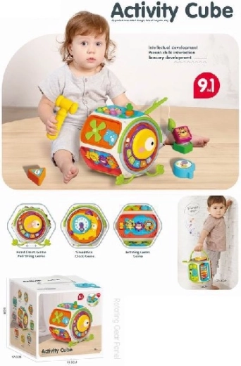 Cubo interactivo – centro de juegos divertido