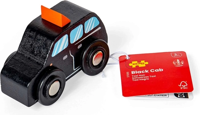 Taxi londinense de madera BIGJIGS TOYS