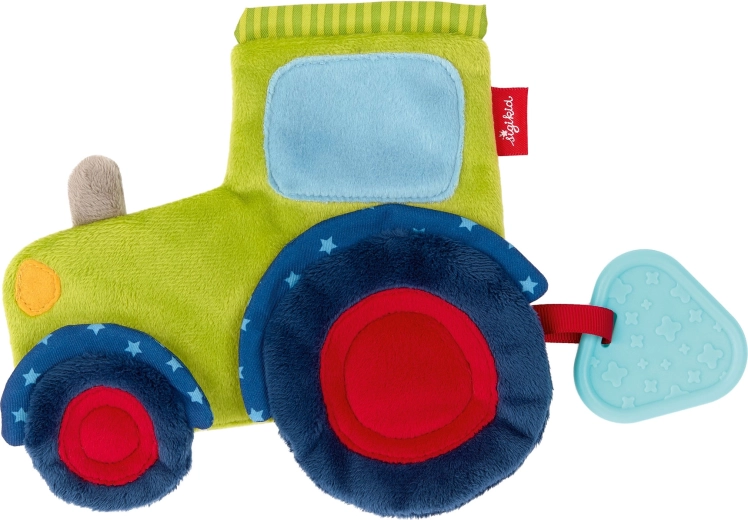 Sigikid peluche de apego tipo conforter tractor con mordedor - 1 unidad