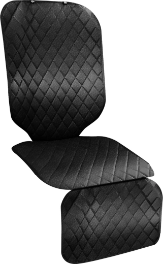 Alfombrilla protectora de cuero bajo la silla infantil con soporte ISOFIX