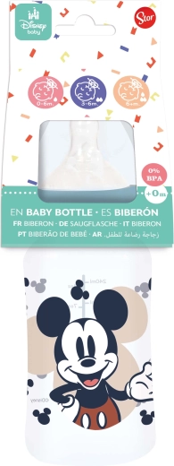 Biberón MICKEY 240 ml con sistema anticólicos
