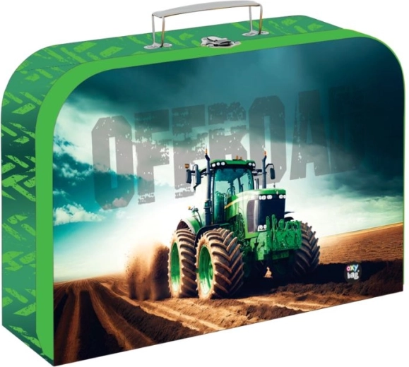 Maletín infantil para material de arte 34 cm – tractor OXYBAG