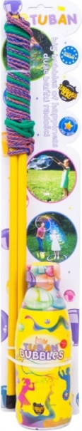 Tuban set para burbujas de jabón gigantes Okulary + solución 400 ml