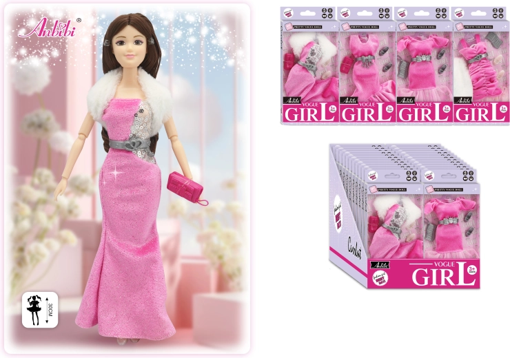 Vestidos de noche para muñecas de 30 cm – varias variantes