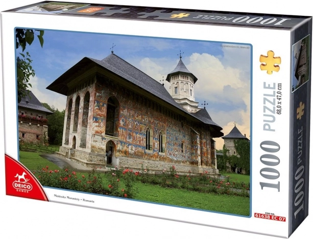 Puzzle Monasterio de Moldovița 1000 piezas