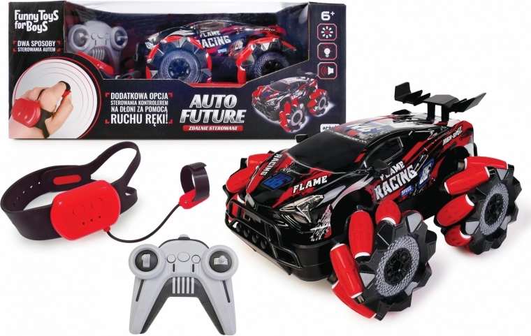 Coche RC Future controlado con la mano