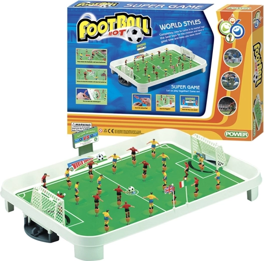 Juego de fútbol de mesa con jugadores móviles – grande