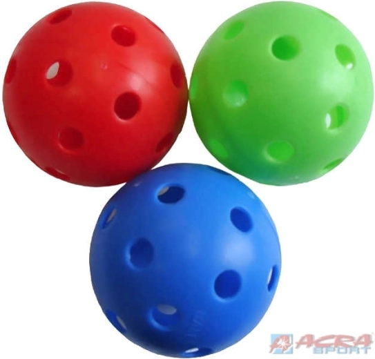 Pelota de floorball ACRA 7 cm, varios colores - 1 unidad