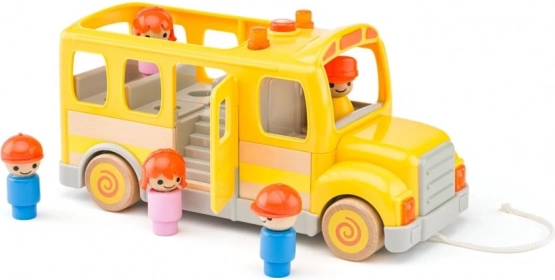 Autobús escolar alegre con luces y sonidos Woody