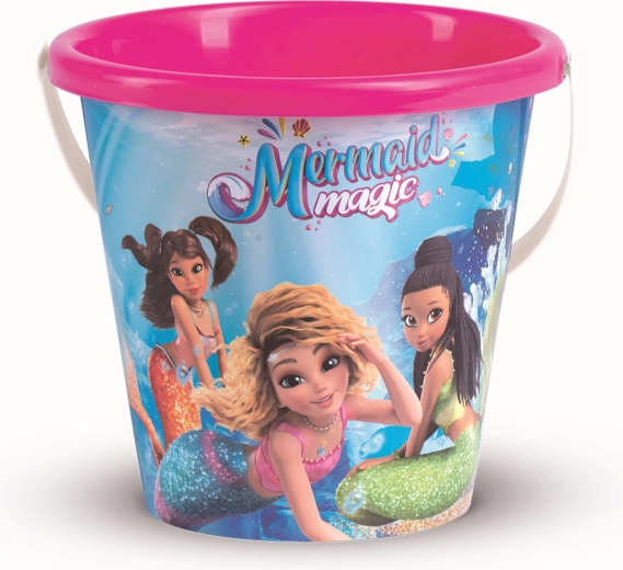 Cubo con motivo de sirena ANDRONI 17 cm