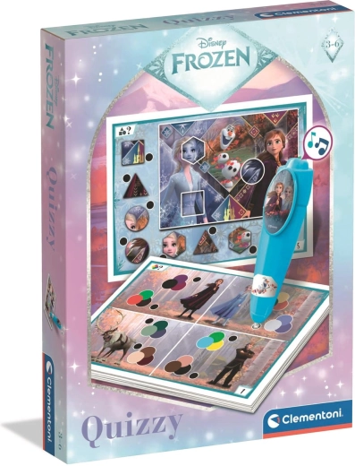 Cuestionario interactivo Frozen con bolígrafo electrónico CLEMENTONI