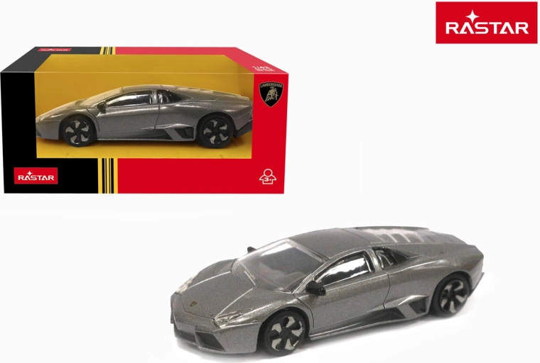 Maqueta de coche Rastar Lamborghini Reventon gris 1:43 - 1 unidad