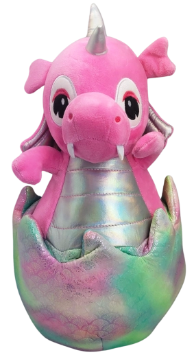 Dragón de peluche en huevito 40 cm
