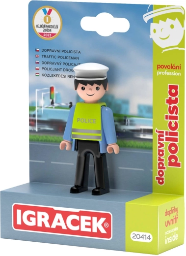 Efko Igráček policía de tráfico – figura con accesorios