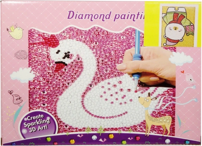Kit creativo de mosaico de diamantes en marco - 1 pieza