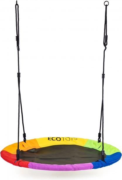Columpio nido de jardín 100 cm, multicolor ECOTOYS
