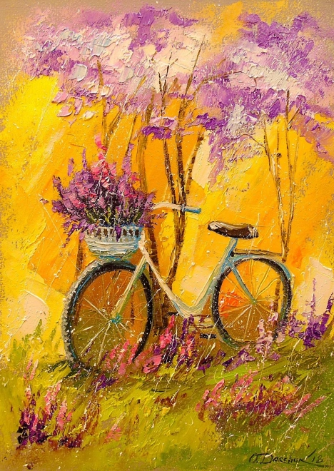 ENJOY Puzzle Mi bicicleta 1000 piezas