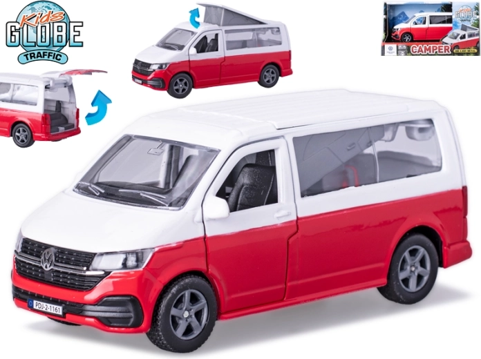 Furgoneta metálica VOLKSWAGEN con función de retroceso 13,5 cm – Kids Globe Traffic