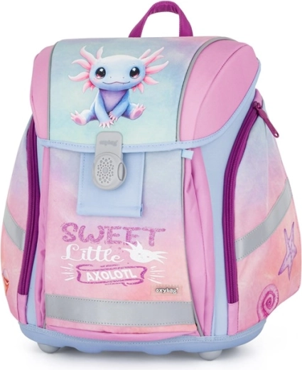 Mochila escolar Premium Light Axolotl