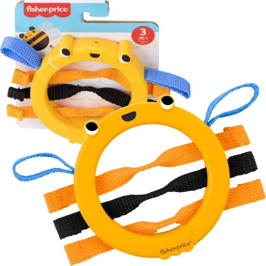 Anillo sensorial y sonajero para bebés FISHER-PRICE Abejita