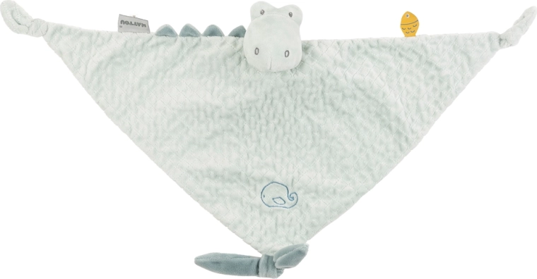 Nattou peluche de apego maxi cocodrilo Romeo 65 × 40 cm
