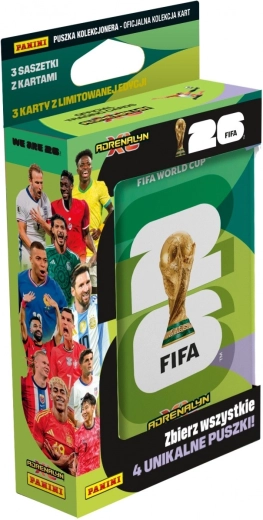 Cartas coleccionables PANINI FIFA World Cup 2026 – mini lata
