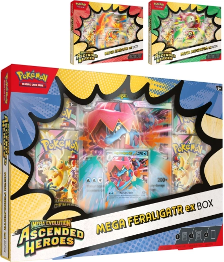 Pokémon TCG Mega Evolution Ascended Heroes ex Box - 1 unidad