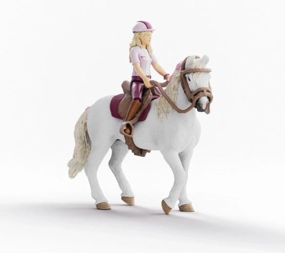 Schleich Horse Club – figuras de la amazona Sofía y la yegua Blossom