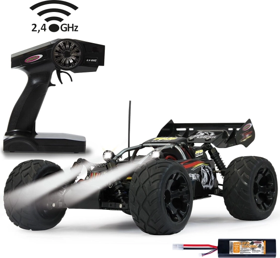 JAMARA Splinter Desertbuggy 4WD 1:10 con batería LiPo y luces LED